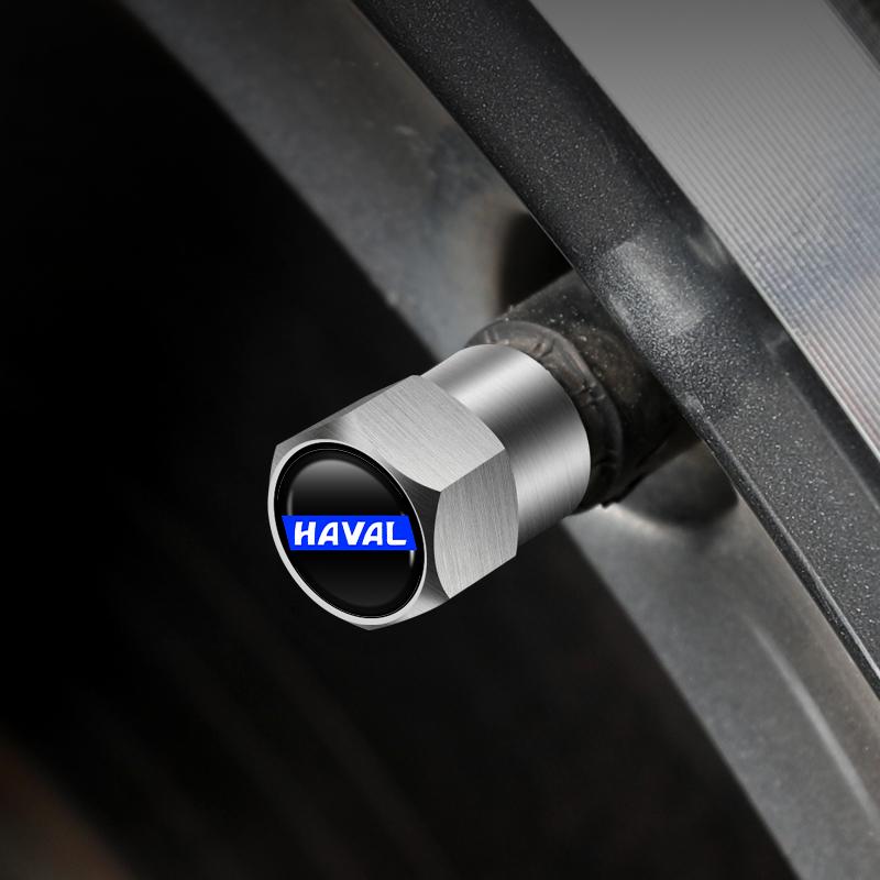4Pcs Car Logo Wheel Tire Valve Stem Caps Cover For Great Wall Haval Jolion H3 H5 H6 H7 H9 F7 F7X F7H H8 H2S Auto Accessories E8