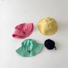 Candy Color Kids Bucket Hat Quick Dry Children Fishman Hat Ins Baby Sun Protection Cap  Boys