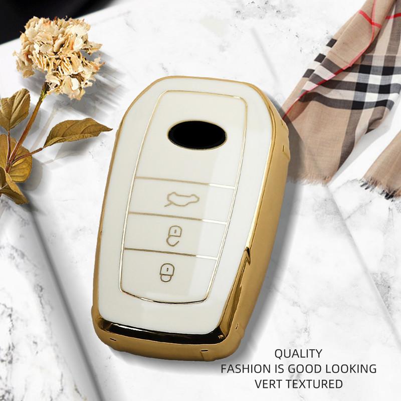 Роскошный чехол для дистанционного ключа для Toyota CHR Rav4 Auris Avensis Prius Aygo Camry Land Cruiser Prado Crown Fortuner