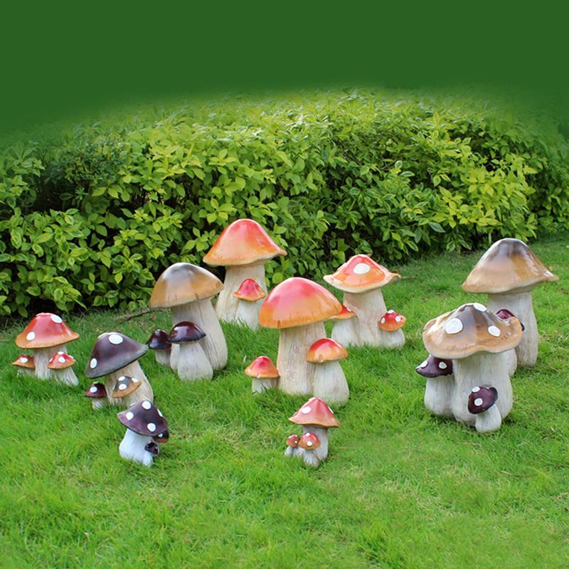 Cartoon Simulation Large Mushroom Decoration Outdoor Garden Courtyard Landscape Ornament