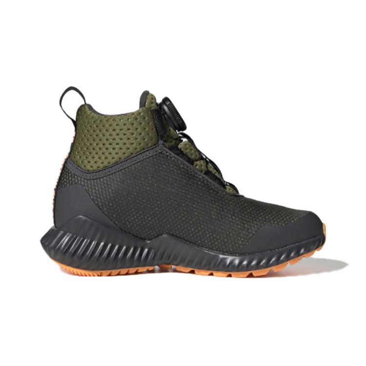 adidas Fortatrail Нескользящие Защита от ударов по пальцам Средняя высота Детские Беговые Кроссовки Черно-Зеленые Детские G27562
