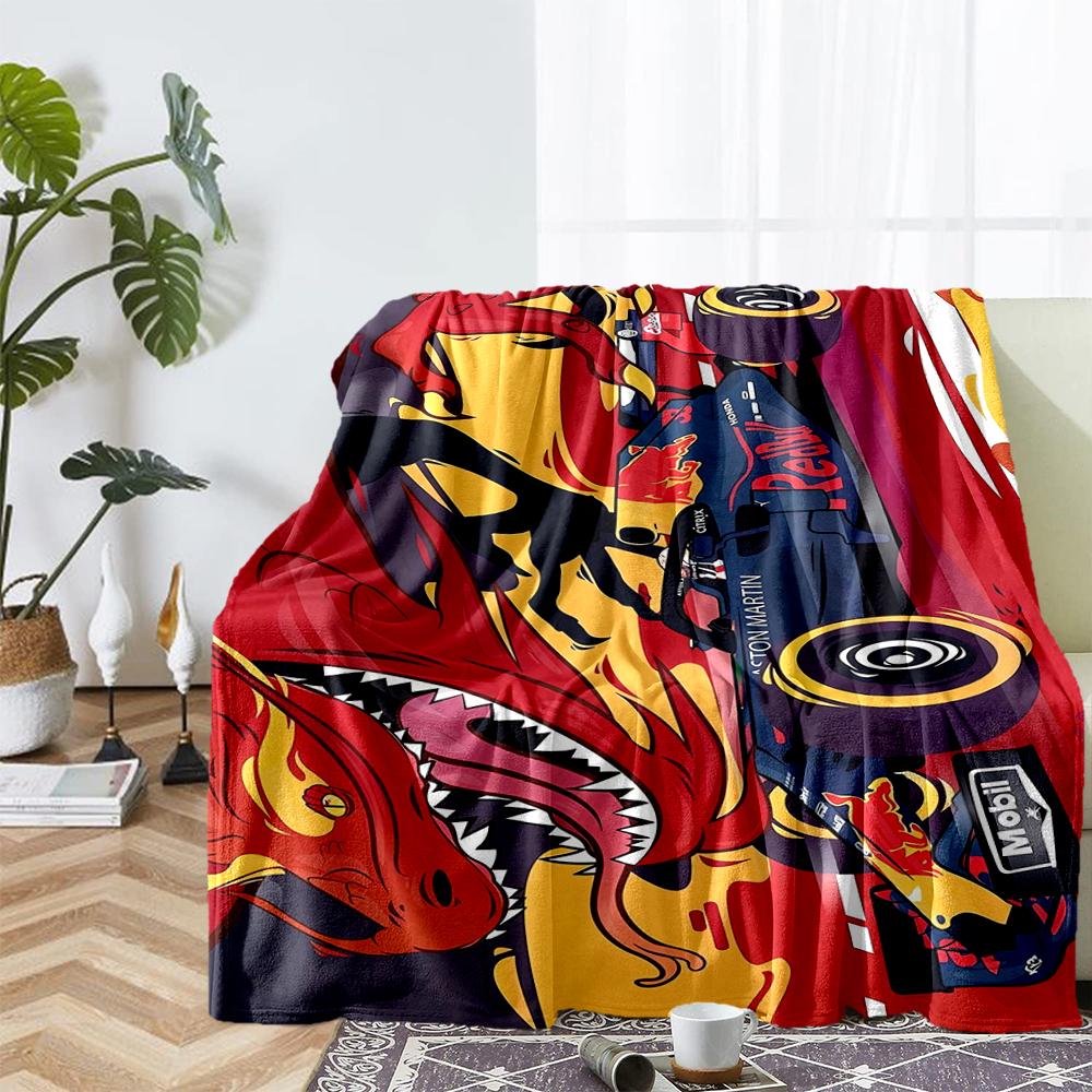 Truck Theme Printed Blanket - Perfect for Couch, Bed, Travel & Outdoor Use | Machine Washable, Cozy & Durable.
