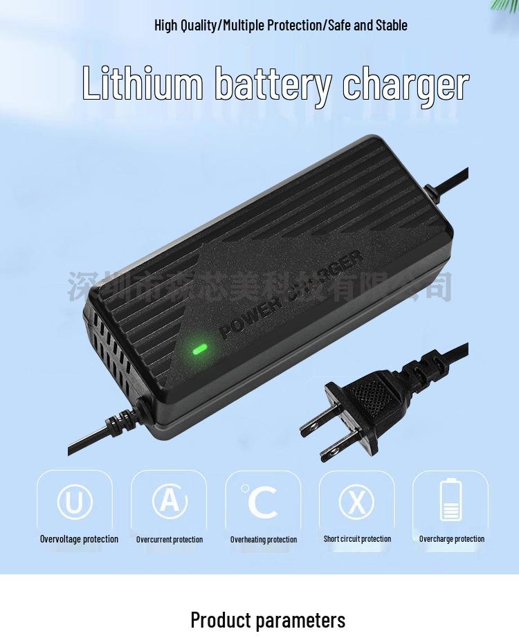 Зарядное устройство для аккумулятора LiFePO4 14,6 В 6 А для аккумуляторной батареи 12,8 В - Четыре последовательно соединенных элемента