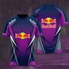 Red Bull Racing Men's T-shirt Oversized New T-shirt 3D Printed Children's Red Bull Short Sleeve Motorcycle Men's T-shirt