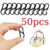 5/10/20/50PCS Tactical S Type Carabiner Camping Equipment Mini Anti-Theft Aluminium Alloy Keychain Hook Hiking Backpack Buckle