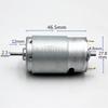 RS-395-2656 Micro 395 Motor Dual 2.3mm Shaft DC 12V 14.4V 18V 24V 13500RPM Mini 28mm Electric Motor DIY Sweeper Robot Toy Model