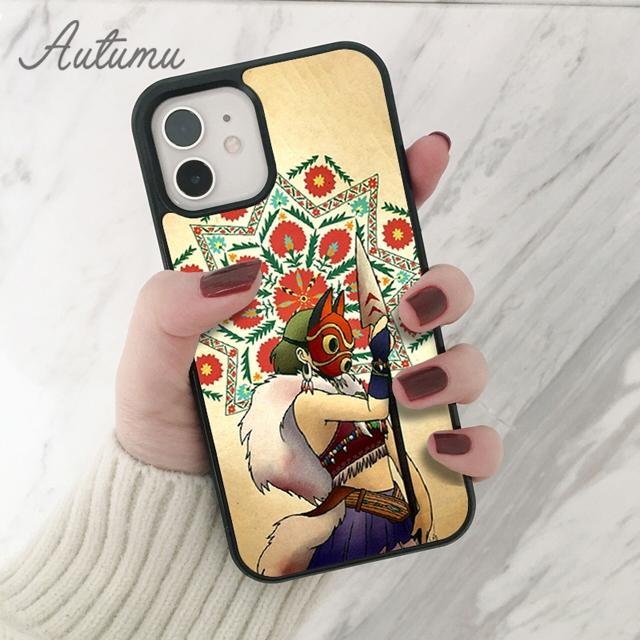 Чехол для телефона Anime Princess Mononoke для iPhone 11 12 13 14 Pro Max mini XR XS SE 2020 7 8 Plus Samsung Galaxy S21 S22