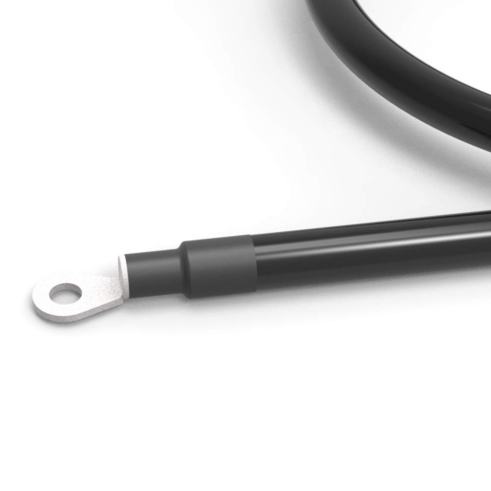 SHIERLENG 4 AWG 25мм2 100см Красный + Черный Кабель из Чистой Меди Инвертор Питания