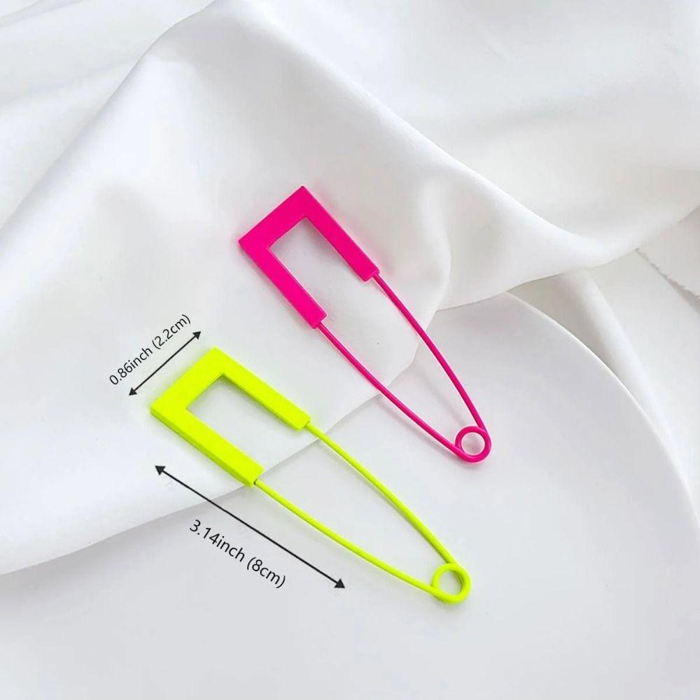 Korean Style Fluorescent Pin Clothing Accessories Sweater Pants Pin Corsage Brooch  Women
