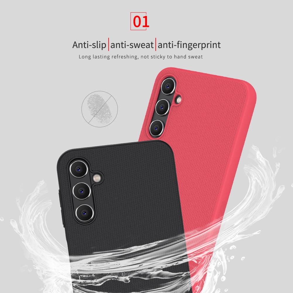 Для Samsung Galaxy A14 A24 A34 Чехол Nillkin Frosted Shield PC Жесткая задняя крышка для Samsung A14 4G 5G