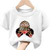 Childrens Tshirts in The Summer Casual Trend Featuring BLACK GIRL  Print Fashionable Round Collars and Short Sleeves Kids