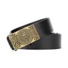 Chinese Zodiac Retro Men's Automatic Cowhide Leather Belt