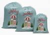Darling Souvenir Blue House & Tree Рождественские вечеринки Подарочные пакеты Подарочные пакеты Favor Candy Bags 15