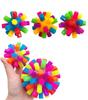6 шт. Цветной столб Шарик Сенсорная тренировка Пазл Эластичный Радужный мяч Веселая игрушка для снятия стресса Детская игрушка Игрушка для питомца