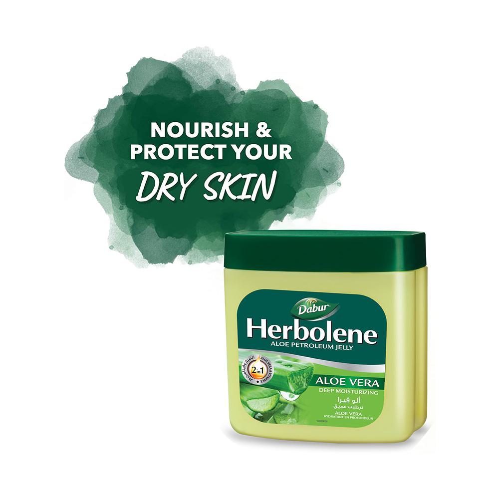 Vaseline for Skin Dabur Herbolene Aloe Vera 115 Ml