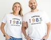 Vintage Birthday Year T-Shirt, Retro Birthday Shirt, Custom Year Graphic Tee, Birthday Gift Top