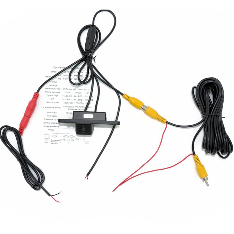 Камера заднего вида CCD 170° для парковки задним ходом для седана Ford Focus 2005-2011