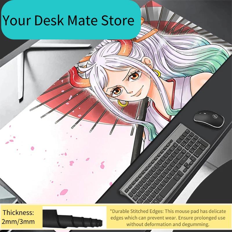 New Mouse Pad Larger XXL Speed Mini Pc Computer Keyboard Pads Desk Mat Gaming Accessories Home One Piece Yamato Mousepad