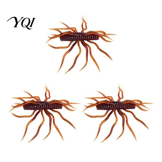 Simulation Soft Bait 1/3/5Pcs 9.5cm/9g Floating Lure with Multi-Tentacles, Realistic Topwater Predatory Fish Bionic Bait, Artificial Swimbait