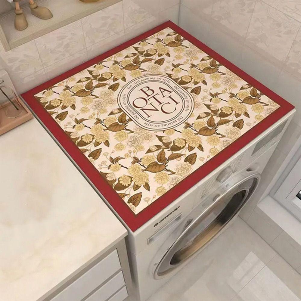 Absorbent Fridge Top Mat Printed Table Pad Microwave Oven Protecor Floor Mat Home