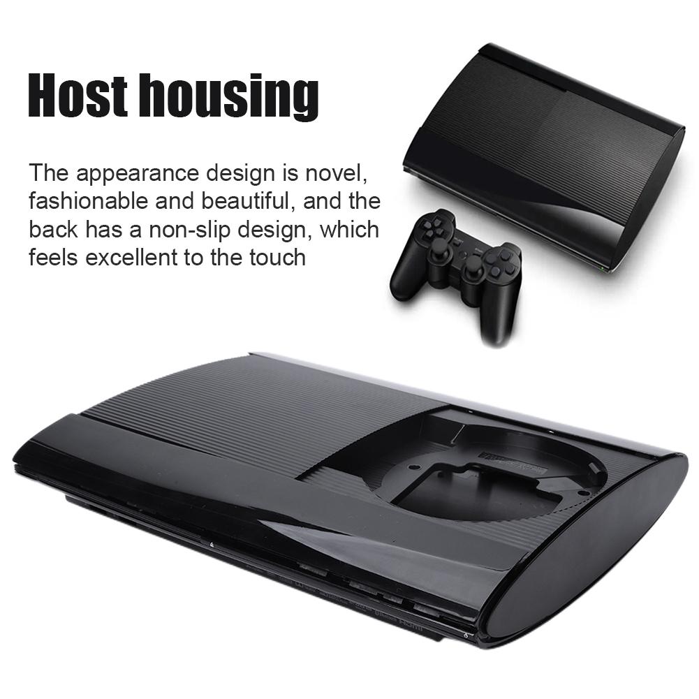 Полный корпус игровой консоли, полный комплект, сменный корпус, новая передняя панель консоли, черный, с винтами для PS3 Super Slim 4K 4000