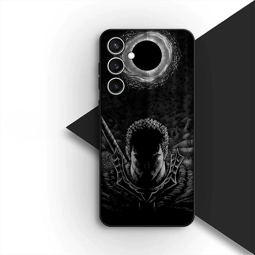Мультяшный чехол из силикона с изображением Гатса из Берсерка для Apple iPhone 16 14 15 Plus 11 Pro Max 16E ProMax + 15Plus 16+ 14+ Чехол для телефона