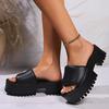 Summer NEW Fashionable Platform Sole Comfortable Open Toe Sandals High Heels Sexy Elegant Fashion Slippers NO:010-1