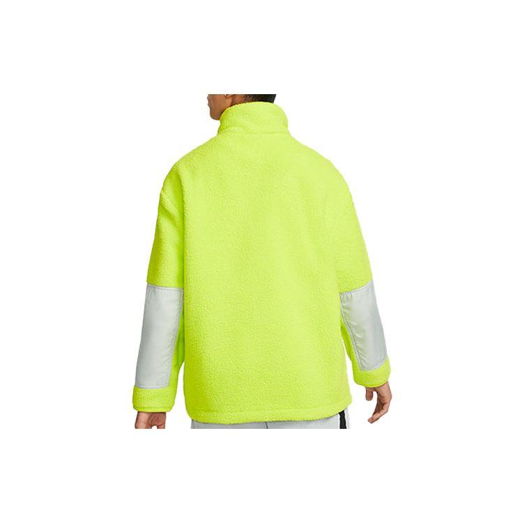 Nike Флисовая куртка на молнии во всю длину, весна/лето 2022, мужские куртки, зеленые DD5022-345