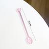 NEW Pink Bow Glass Coffee Spoon, Long-handled Dessert/milk Tea Stirring Spoon, Heat-resistant Teaspoon, Household Kitchen Tool.