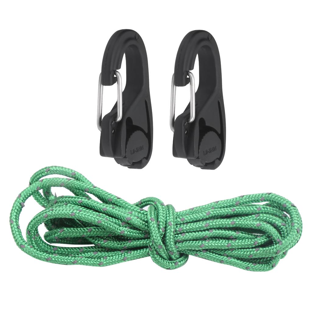 2 шт. натяжитель троса натяжитель троса храповой механизм стяжной карабин крюк крепление для кемпинговой палатки