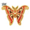 Decorative Lapel Pin Vintage Enamel Moth Brooch, Cartoon Insect Alloy Pin, Men Artistic Women Jewelry Accessories for Suit Dress Coat Scarf