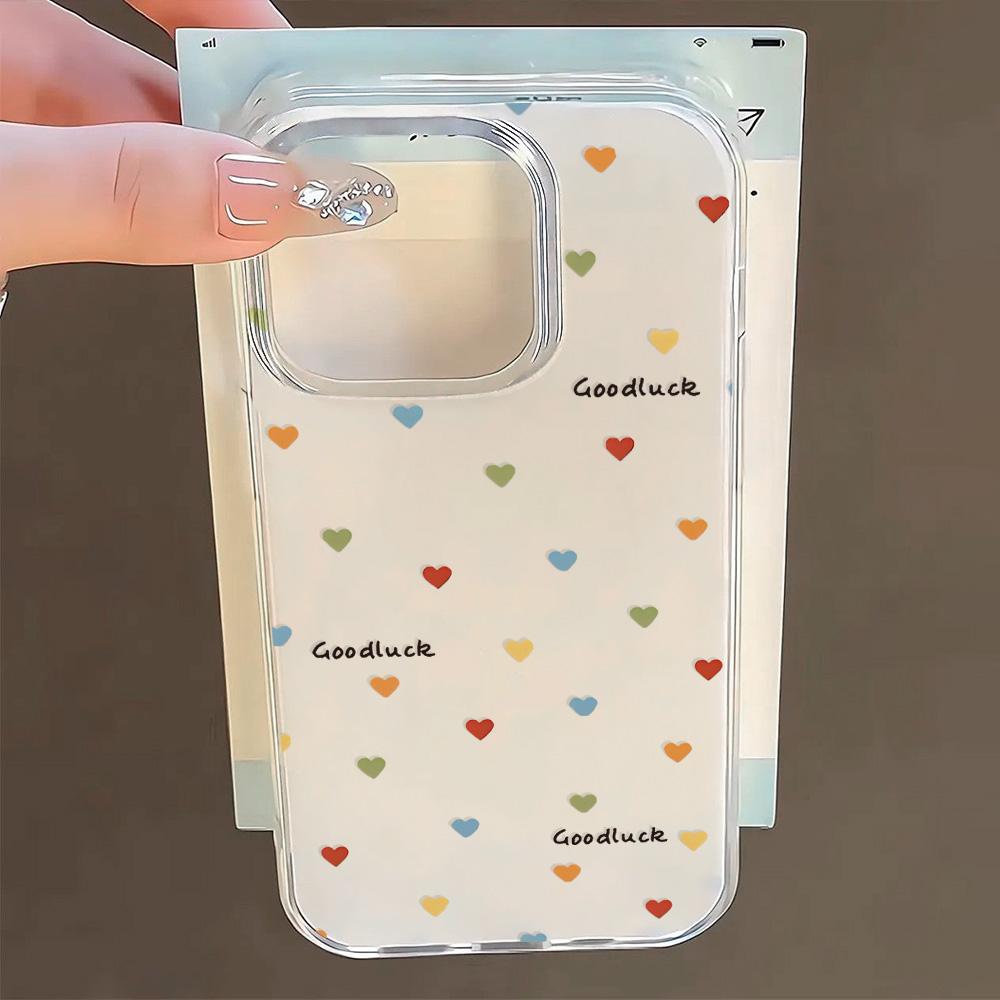 Painted Phone Case for iPhone 12 13 15 16 iPhone 16 12 13 14 15 Pro 14 15 16 Pro Max Coverage Shockproof Anti-Fingerprint Fresh Style Protective Case