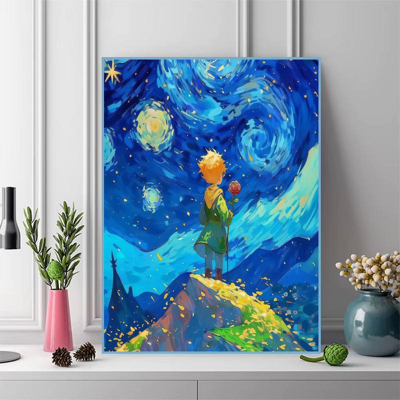 The Little Prince2 100% Round Full Drill 5D DIY Diamond Painting Embroidery Cross Stitch Rhinestone Décor