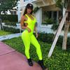 Sexy Female Stretch Skinny Slim Backless Sling Sleeveless Cutout Butt Lift Yoga Fitness Gym Jumpsuit
