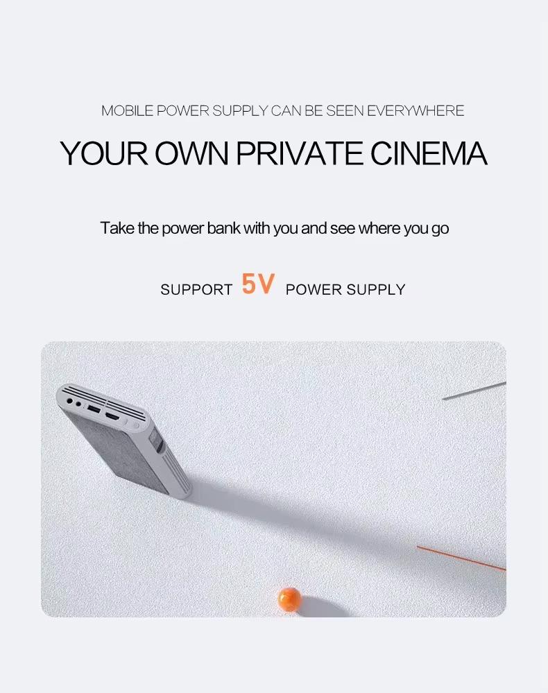 Newest YT500 Mini LCD Video Projector, LED HD 1080P Max Smart Video Proyector with Wireless Connection Speaker Projector