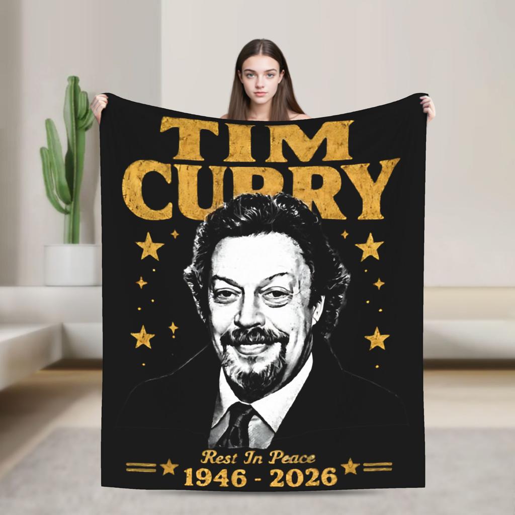 Тим Карри Фрэнк Бланкетс Шоу Рокки Хоррор Picture Wool Throw Blanket Летний Кондиционер Мягкое Теплое Покрывало