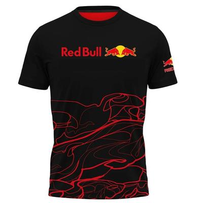 Мужская спортивная одежда Red Bull, фитнес-футболка, спортивный топ для бега, летний костюм для тренировок класса люкс Red Bull Racing для мотоспорта