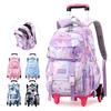 School Trolley Bag School Bags Roller Student Backpack 6 Wheels (34*20*47CM)ZRY5193