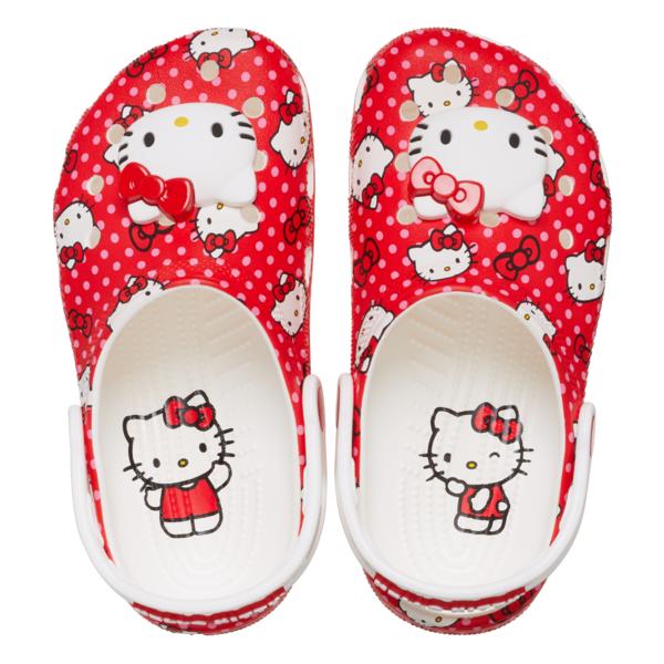 Crocs Детские персонажи Sanrio Красные Классические Клоги Детские 210576 90h Сандалии Шлепанцы Crocs Хелло Китти