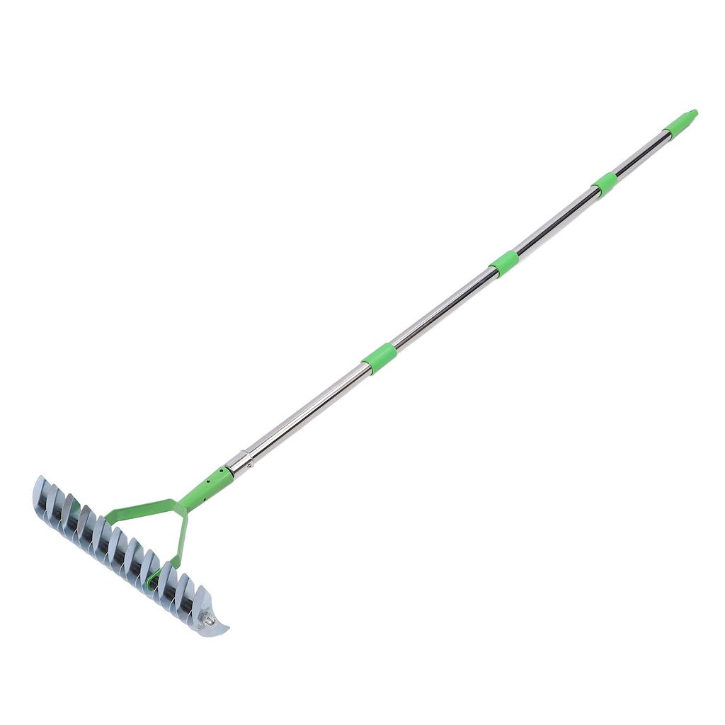 Грабли для соломы, газон, соломорез, нержавеющая сталь, металл, газон, сад, почва, инструмент для ухода за газоном