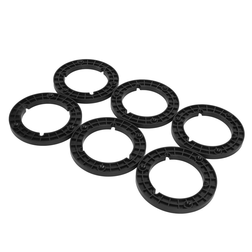 6PCS 1 4 10.5 Inch Reel To Reel Tape Adapter Professional Replacement Nab Hub Reel Tape Adapter Black
