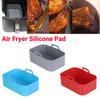 Silicone Tray For Air Fryer Oven Baking Plate With Handle Fried Chicken Pizza Mat Silicone Pot Airfryer Accessories