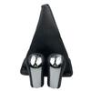 Для Toyota Corolla AYGO Verso RAV4 Yaris VITZ URBAN хромированная и кожаная ручка переключения передач из искусственной кожи, рычаг, чехол для багажника