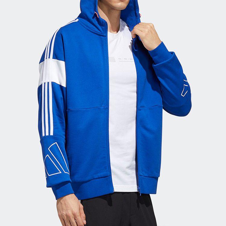 adidas Куртки Мужские Королевский синий С капюшоном Умеренный Другое GF3996