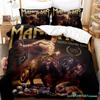 Комплект постельного белья Manowar Single Twin Full Queen King Size Комплект постельного белья Aldult Kid Bedroom Duvetcover Sets 3D Print Hip Hop