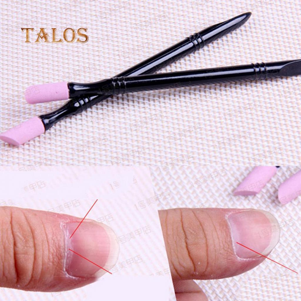 1Pc Women's Double-end Grinding Pen DIY Dead Skin Cuticle Remover Nail Art Beauty Tool