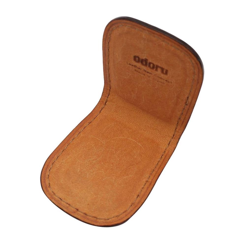 Ограниченный винтажный кордован магнитный зажим Сибу x [Хурма Натуральный] CVMC-04