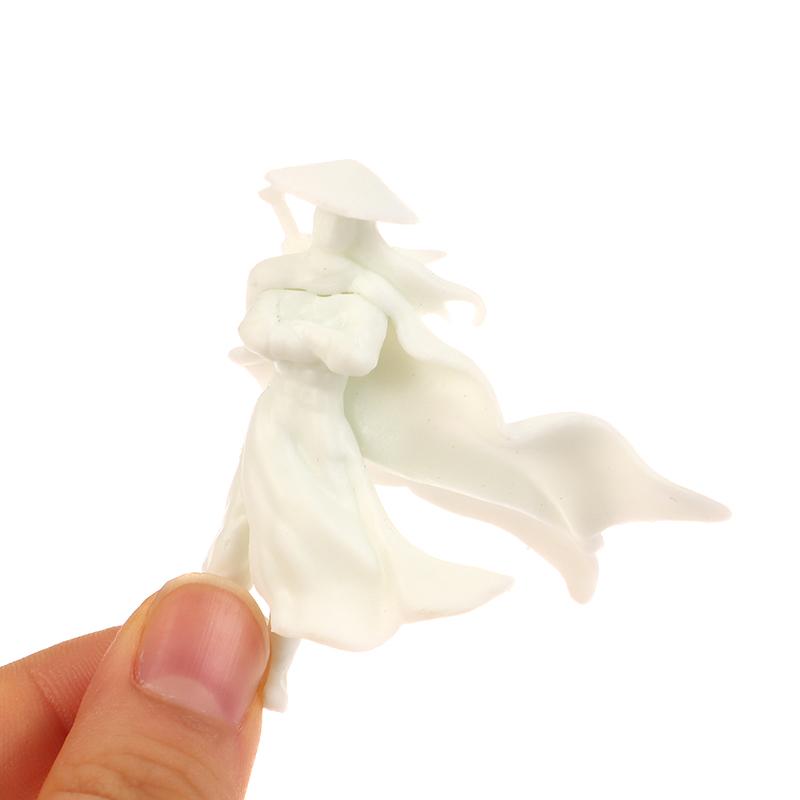 1Pc Fairy Garden Miniatures Cool Chinese Kung Fu Swordsman Figure Sand Table Layout Mini Landscape Supplies Desk Decoration