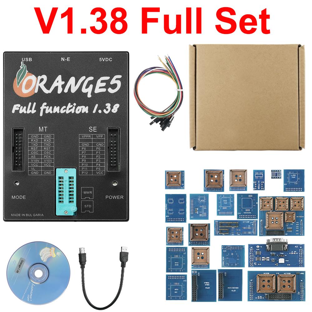 V1.42 V1.38 V1.36 Полная лицензия Orange5 Программатор OEM orange5 с полным адаптером orange5 программатор Orange 5