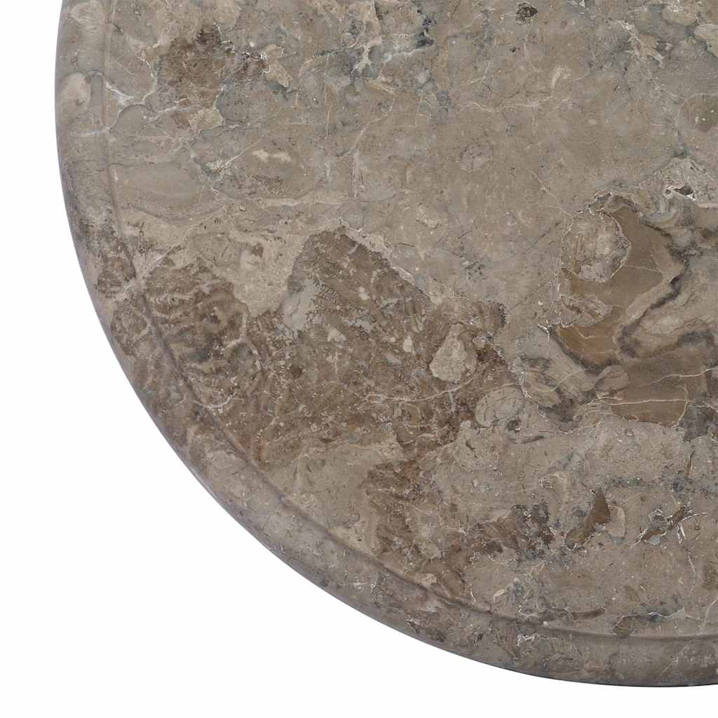 Marble Table Top Gray Ø40x2.5 cm